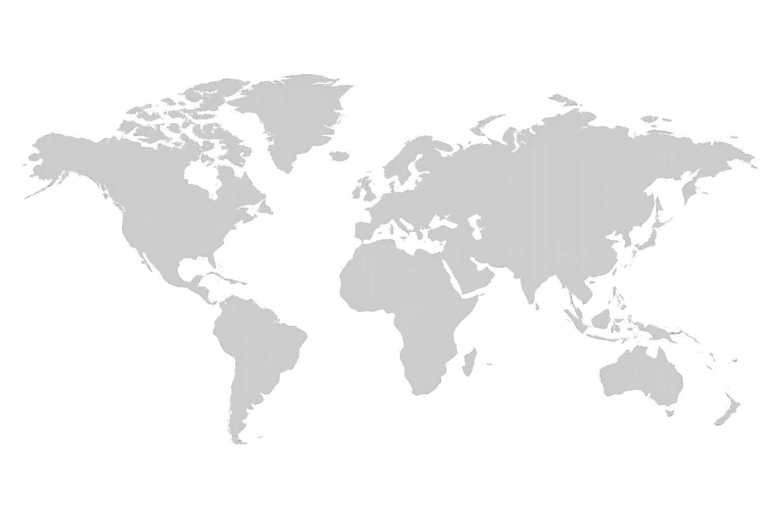 World map silhouette showing global operations.